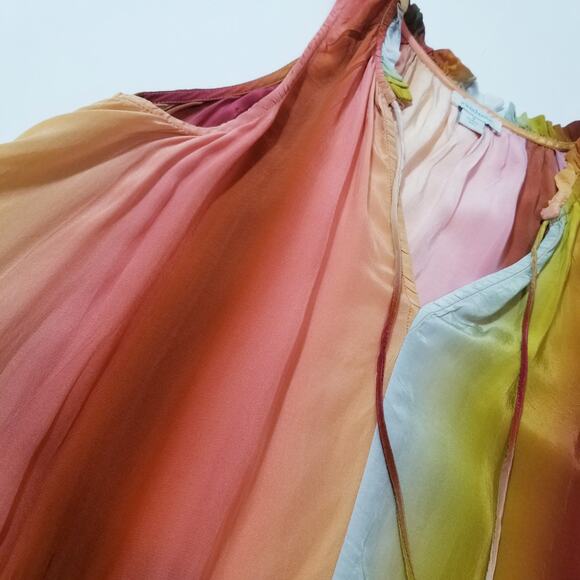 Sundance Zivah Dress Tasseled Layered Knee Length - Picture 12 of 16